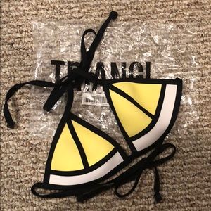 Triangl Lulu Bikini Top in Tahiti Tango